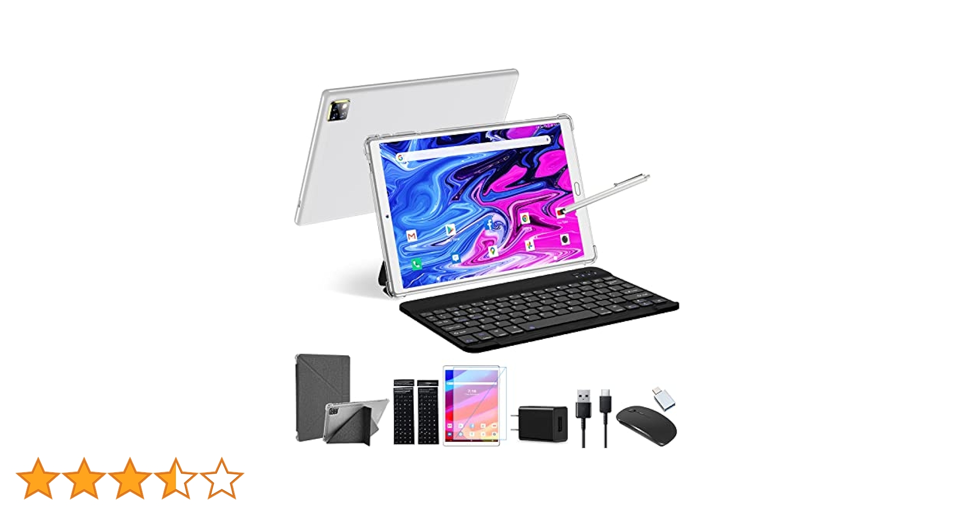 2023新登場タブレット10インチ Android 11.0 キーボード付き Amazon | 2024新登場タブレット10インチ Android 11.0